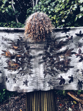 Load image into Gallery viewer, Wool Blanket Wrap/Scarf/Poncho ~ Liquid Amber Homegrown Botanica