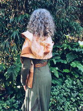 Load image into Gallery viewer, Wool Blanket Wrap/Scarf/Poncho ~ Onion Homegrown Botanica