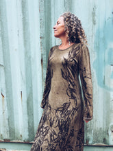 Load image into Gallery viewer, Thread Journeys Khaki Dress ~ Merino ~ XL ~ NEW Wild Botanica