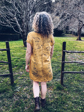 Load image into Gallery viewer, Wild Mustard Dress ~ Linen ~ S/M Homegrown Botanica