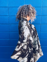 Load image into Gallery viewer, Wool Blanket Wrap/Scarf/Poncho ~ Dark Eucalyptus Homegrown Botanica
