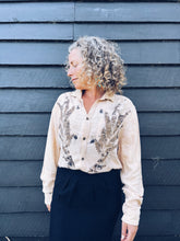 Load image into Gallery viewer, Apricot Shirt ~ Linen ~ M Wild Botanica