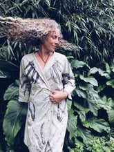 Load image into Gallery viewer, Wild Khaki Kimono ~ Cotton ~ Freesize Homegrown Botanica