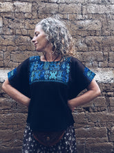 Load image into Gallery viewer, Blue Hupile ~ Santa Catarina Palopó ~ Hand woven