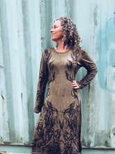 Load image into Gallery viewer, Thread Journeys Khaki Dress ~ Merino ~ XL ~ NEW Wild Botanica