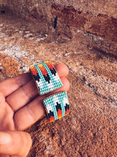 Load image into Gallery viewer, Glass Beaded & Leather Bracelet ~ Handmade in Guatemala
