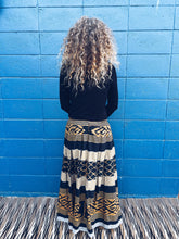 Load image into Gallery viewer, Handwoven Ikat Skirt - Java - Mustard Homegrown Botanica