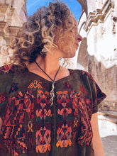 Load image into Gallery viewer, Green color Hupile ~ Chajul ~ Hand woven