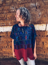 Load image into Gallery viewer, Red & Turquoise Hupile ~ Santa Catarina Palopó ~ Hand woven