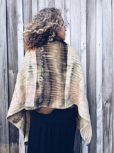 Load image into Gallery viewer, Wool Blanket Wrap/Scarf ~ Walnut Leaf