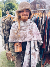 Load image into Gallery viewer, Wool Blanket Wrap/Scarf/Poncho ~ Purple Tones