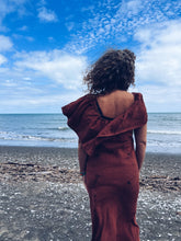 Load image into Gallery viewer, Burnt Orange Dress ~ Linen ~ S/M Wild Botanica