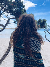 Load image into Gallery viewer, Handwoven Ikat - Java - Turquoise Homegrown Botanica