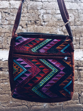 Load image into Gallery viewer, Colorful Embroidered Suede Leather Shoulder Bag ~ Hand embroidered
