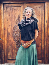 Load image into Gallery viewer, Handwoven, Naturally dyed, Batik scarf - Tuban Java - Homegrown Botanica