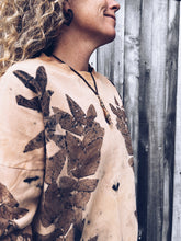 Load image into Gallery viewer, Apricot Eucalyptus Sweater ~ Cotton ~ M/L Homegrown Botanica