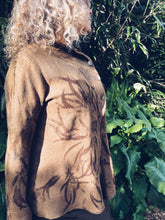 Load image into Gallery viewer, Brown Lambswool Cardigan ~ Wool ~ M/L