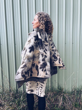 Load image into Gallery viewer, Wool Blanket Wrap/Scarf/Poncho ~ Liquid Amber ~ Xtra long