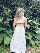 Load image into Gallery viewer, Leafprint Mermaid Dress ~ Linen ~ M