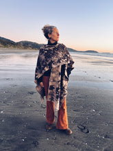 Load image into Gallery viewer, Wool Blanket Wrap/Poncho ~ Pink Oak ~ Xtra long ***