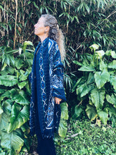 Load image into Gallery viewer, Handwoven Ikat - Lombok - Blue - Homegrown Botanica