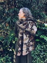 Load image into Gallery viewer, Wool Blanket Wrap/Scarf/Poncho ~ Onion & Rust Homegrown Botanica