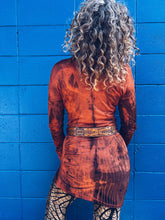 Load image into Gallery viewer, Wild Assymetrical Dress ~ Merino ~ S/M Homegrown Botanica