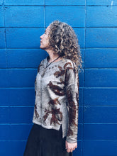Load image into Gallery viewer, Dark & Earthy longsleeve ~ Merino ~ S/M Homegrown Botanica