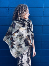 Load image into Gallery viewer, Wool Blanket Wrap/Scarf/Poncho ~ Liquid Amber Homegrown Botanica