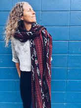 Load image into Gallery viewer, Handwoven Ikat - Java - Red - Homegrown Botanica