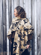 Load image into Gallery viewer, Wool Blanket Wrap/Poncho ~ Oak ~ Xtra long