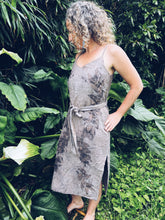 Load image into Gallery viewer, Grey Strappy Dress ~ Linen ~ S/M Wild Botanica
