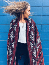 Load image into Gallery viewer, Handwoven Ikat - Java - Red - Homegrown Botanica