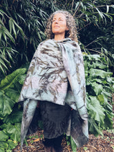 Load image into Gallery viewer, Wearable Wool Blanket Poncho ~ Pastel tones