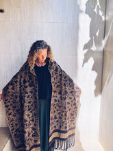 Load image into Gallery viewer, Naturally dyed, Batik - Long artpiece - Java Pumpkin flower - Homegrown Botanica