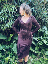 Load image into Gallery viewer, Wild & Earthy Purple Dress ~ Merino ~ S/M Homegrown Botanica