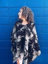 Load image into Gallery viewer, Wool Blanket Wrap/Scarf/Poncho ~ Dark Eucalyptus Homegrown Botanica
