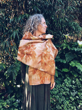 Load image into Gallery viewer, Wool Blanket Wrap/Scarf/Poncho ~ Onion Homegrown Botanica
