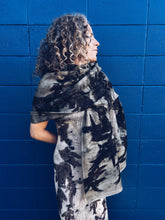Load image into Gallery viewer, Wool Blanket Wrap/Scarf/Poncho ~ Dark Eucalyptus Homegrown Botanica