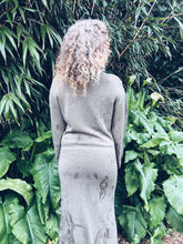 Load image into Gallery viewer, Khaki Maxi Dress ~ Linen/Cotton ~ Size L ~ NEW