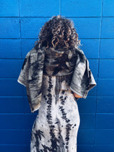 Load image into Gallery viewer, Wool Blanket Wrap/Scarf/Poncho ~ Dark Eucalyptus Homegrown Botanica