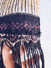 Load image into Gallery viewer, Naturally dyed, Batik - Long artpiece - Java Pumpkin flower - Homegrown Botanica