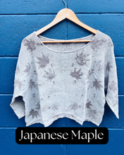 Load image into Gallery viewer, Commission ~ Your favorite garment naturally ecoprinted ~ Cotton / Linen Homegrown Botanica