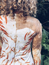 Load image into Gallery viewer, Thread Journeys Firey Eucalyptus Long sleeve ~ Merino ~ L ~ NEW