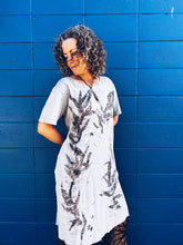 Load image into Gallery viewer, Wild Grey Dress ~ Cotton ~ L/XL Homegrown Botanica