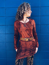 Load image into Gallery viewer, Wild Assymetrical Dress ~ Merino ~ S/M Homegrown Botanica