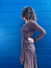 Load image into Gallery viewer, Wild Grey Dress ~ Viscose ~ XL Homegrown Botanica