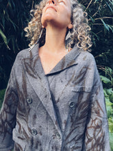 Load image into Gallery viewer, Grey Cashmere Wool Coat ~ Wool ~ XL ~ New
