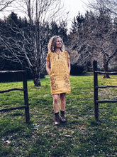 Load image into Gallery viewer, Wild Mustard Dress ~ Linen ~ S/M Homegrown Botanica