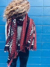 Load image into Gallery viewer, Handwoven Ikat - Java - Red - Homegrown Botanica